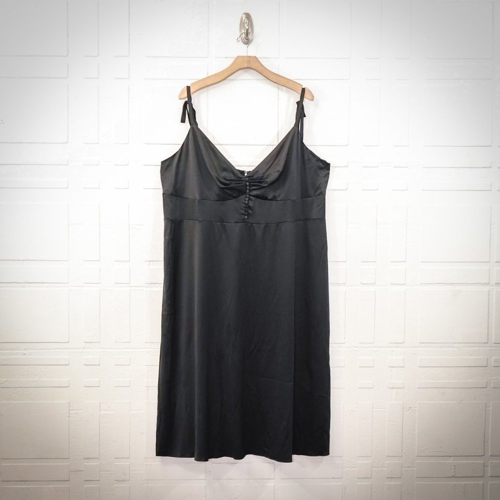 Danielle Bernstein Satin Midi Slip Dress, 20W